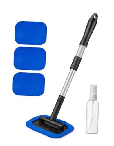 Blue microfiber car window - car,